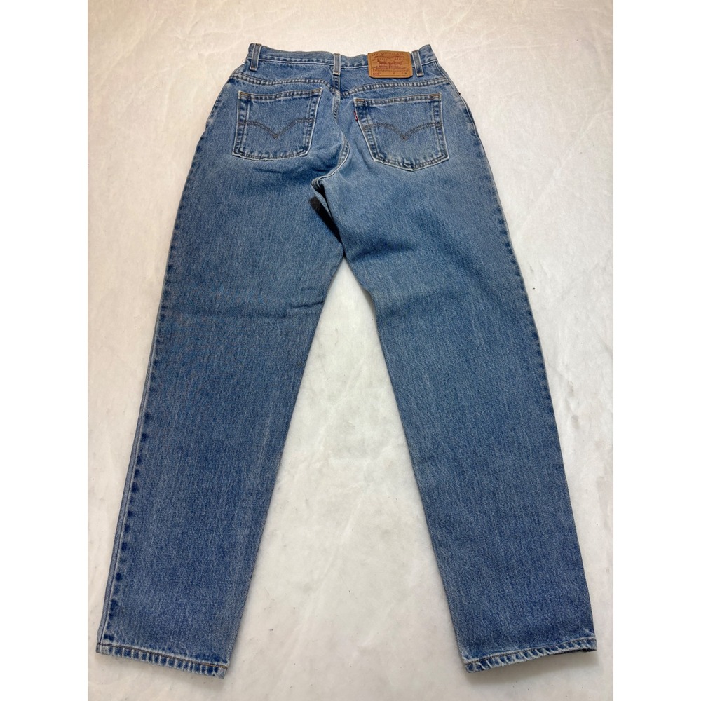 VintageLevi Strauss 550 Relaxed Fit Tapered Leg Blue Denim Jeans Mens Size 10 M - Picture 10 of 12